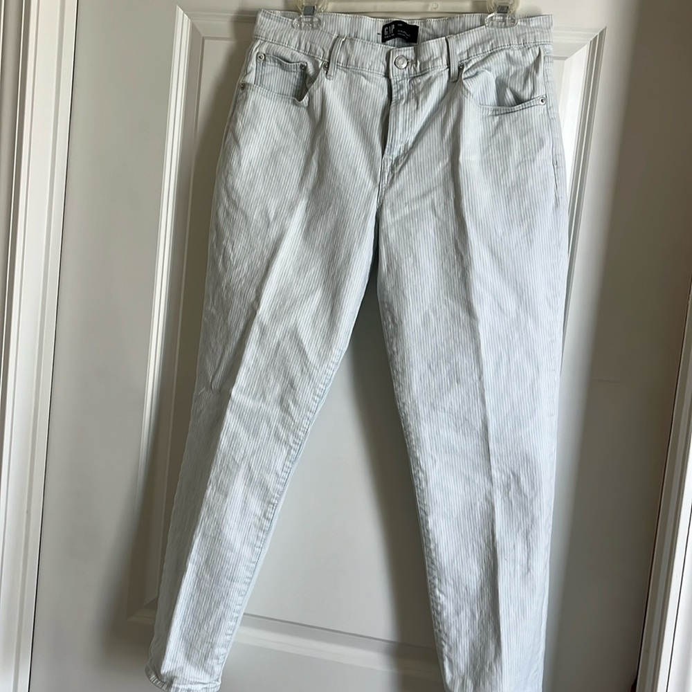 Gap Pinstriped Jeans